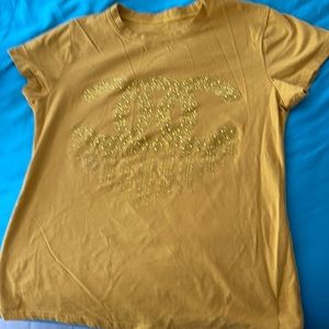 Bling gold top